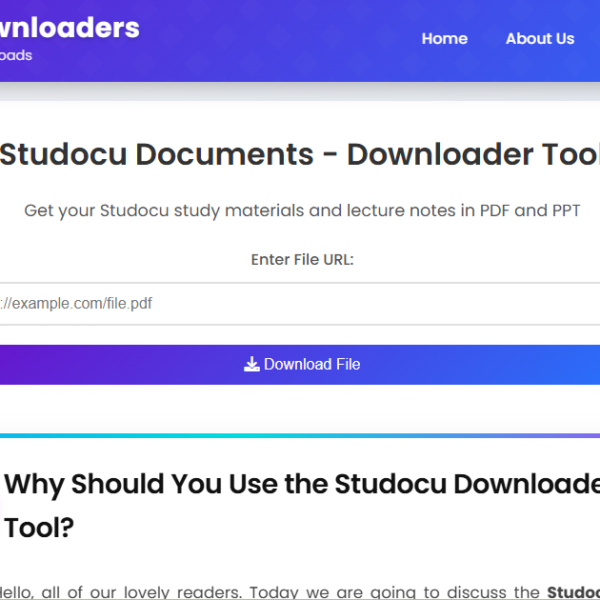 Studocudownloaders.org | Organic Site | Ad Manager Not Use