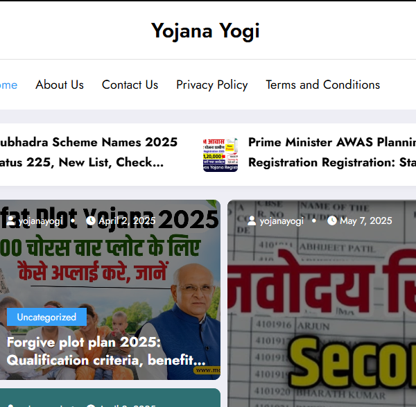 Yojanayogi.com | Premium Domain | Google News Approved | Ad Manager Not Use