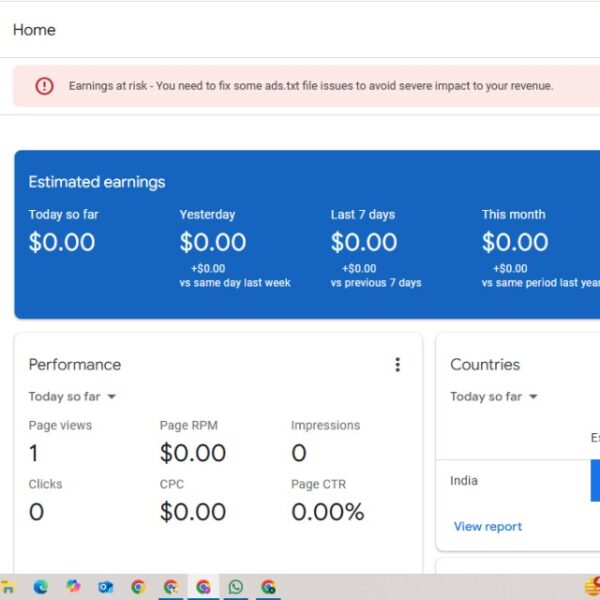 Agtp.in | 1 Payment Received | Ad Manager Not Use