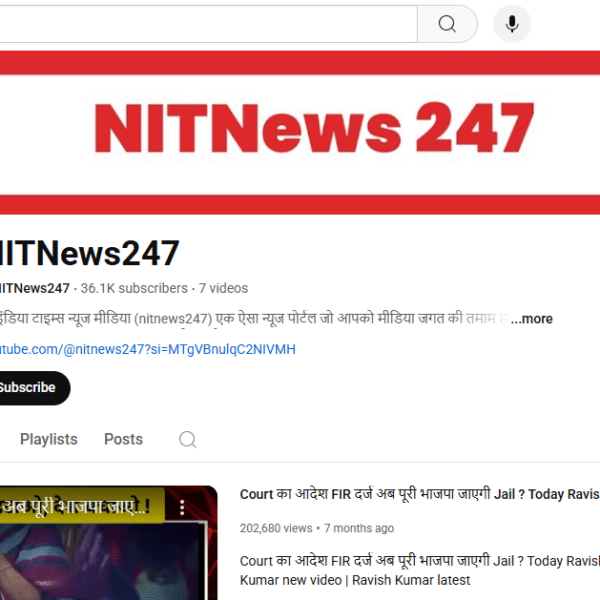 36k+ Subscriber Monetised News Channle | 500+ Monthly View | No Copyrights