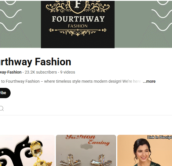 23k+ Subscriber Non-Monetised Channle | Fashion Niche