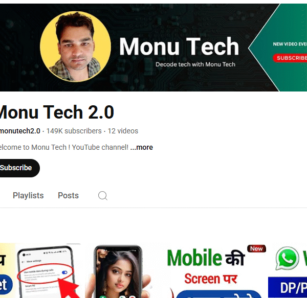 5 Payment Received | 149k+ Subscriber | Tech Niche | No Copyright