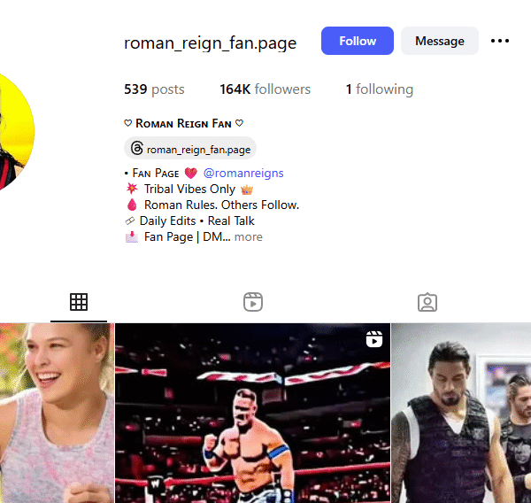 164k+ Follower Sport Niche Instagram Page | 150k+ Monthly View | Status Green