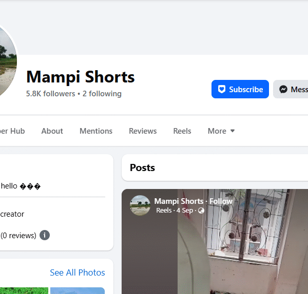 Content Monetisation Setup Page | 5k Follower | 18k Reach | Green Quality