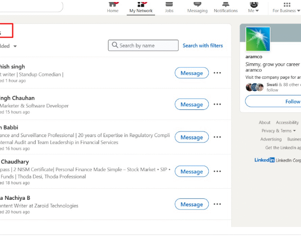 600+ Connection Linkedin Profile | 3 Year Old | Digital Marketing Niche