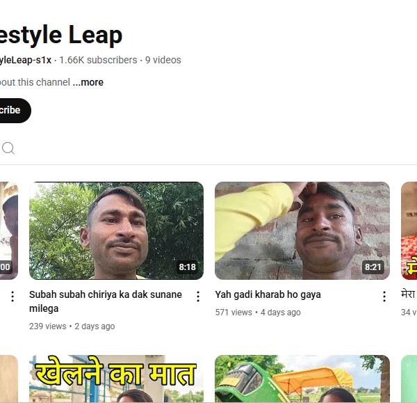 1k+ Subscriber Monetised Vlog Channle | 4 Month Old | No Copyright