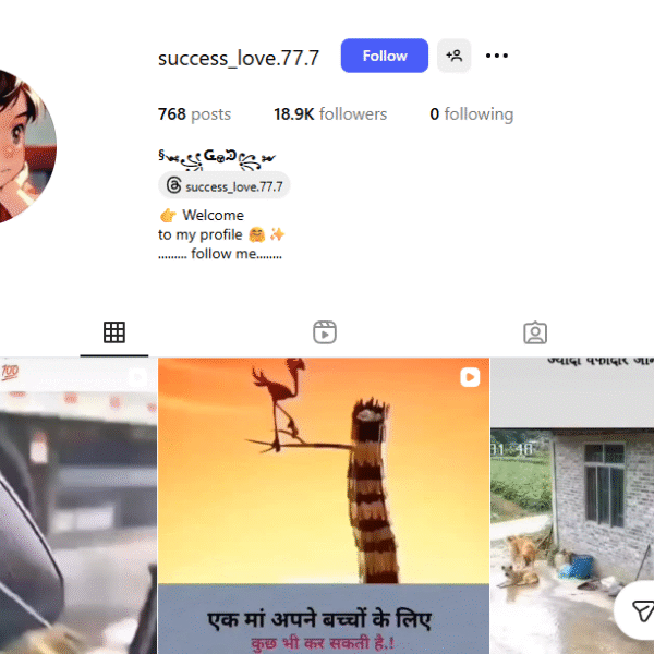 18k+ Follower Instagram | 4.6M+ Monthly View | No Policy Issue