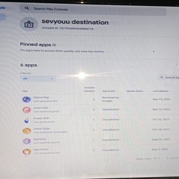 4 Year Old Play Console | Identity Not Verified | Removed By Google