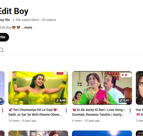 2k+ Subscriber Non-Monetised Channel | 281k+ Monthly View | No Strike