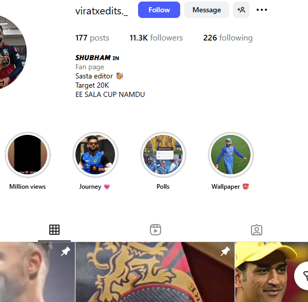 11k+ Followers Instagram | 4k+ Monthly View | No Policy Issue