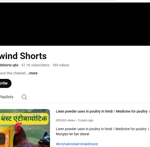 57k+ Subscriber Non-Monetised Channel | 5k+ Monthly View | 6 Year Old