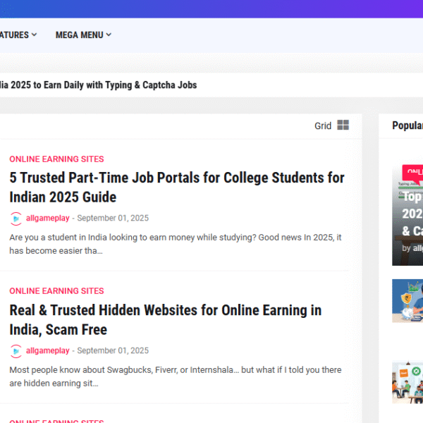 Allgameplay.xyz | Blogger Website | Ad Manager Not Use