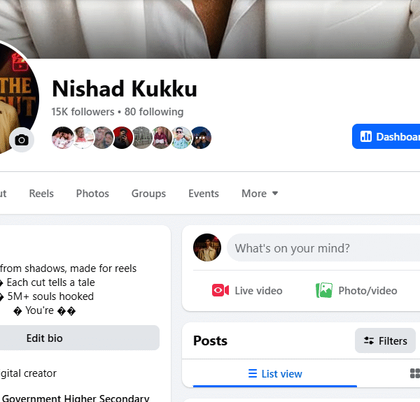 15k+ Follower FB Profile | 72k+ View | Recommendation On