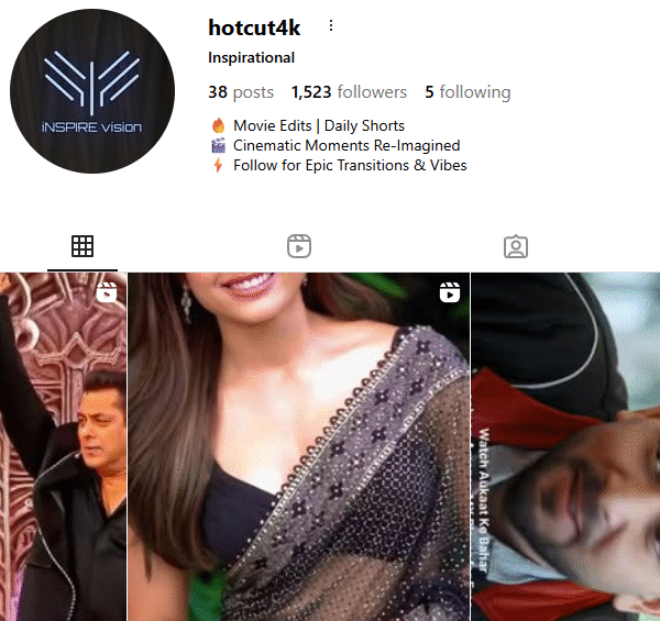 1.1m+ Monthly View Instagram | 1.5k+ Follower | No Policy Issue