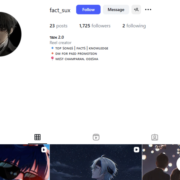 234k+ View Instagram | 1.7k Follower | No Policy Issue