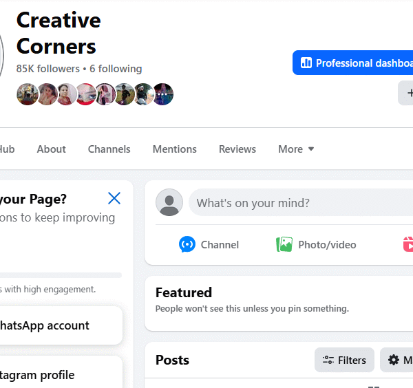 85k+ Follower CMT Monetized Page | 300+ View | No Policy Issue
