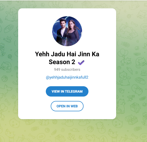 949 Subscriber Telegram Channel | 6 Year Old | Entertainment Niche