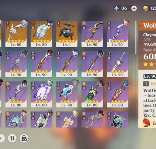 12 5Star Character | 5 5Star Weapon | Asia Reagon