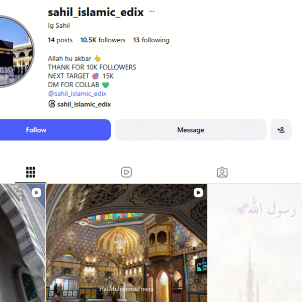 10k+ Follower Instagram | 2.7k View | No Policy Issue