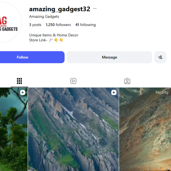 1.2k+ Follower Instagram | Low View | No Policy Issue