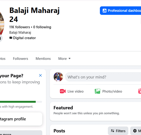 11k+ Follower Non-Monetized Page | 744k+ Reach | No Policy Issue