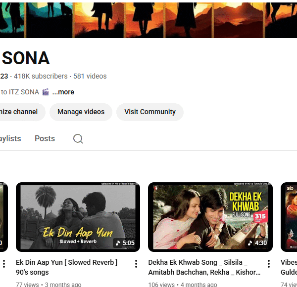 418k+ Subscriber Non-Monetised Channel | 982k+ View | No Strike