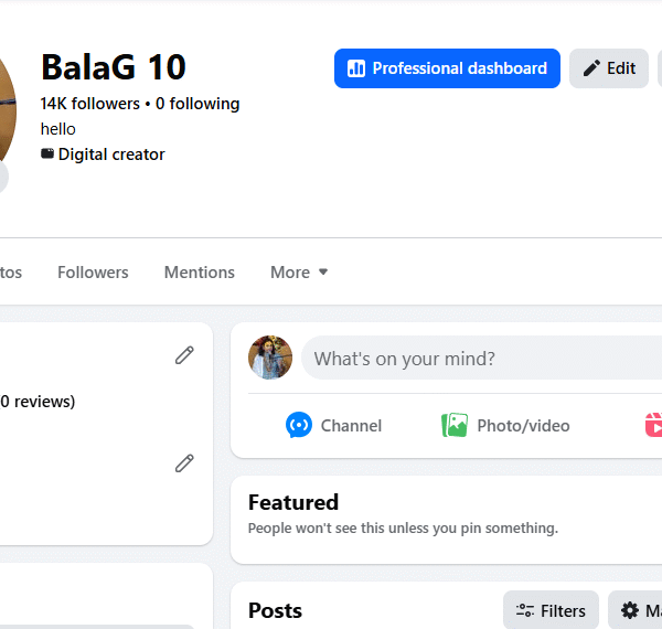 14k+ Follower Non-Monetized Page | 575k Reach | No Policy Issue