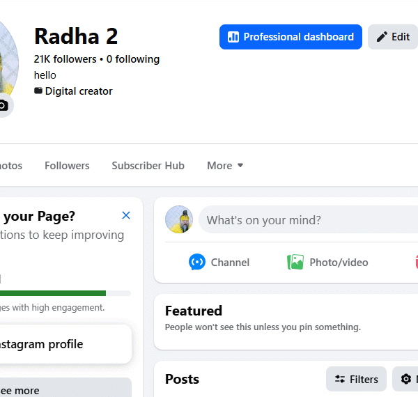 21k+ Follower Non-Monetized FB Page | 978k+ Reach | No Policy Issue