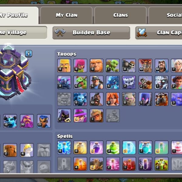 Town Hall 15 | 439 Gems | 5 Heros