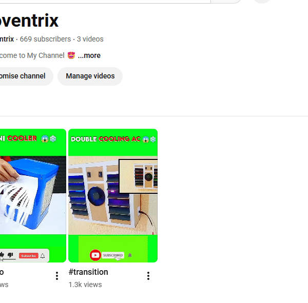 20k+ View Non-Monetised Channel | 600+ Subscriber | No Strike