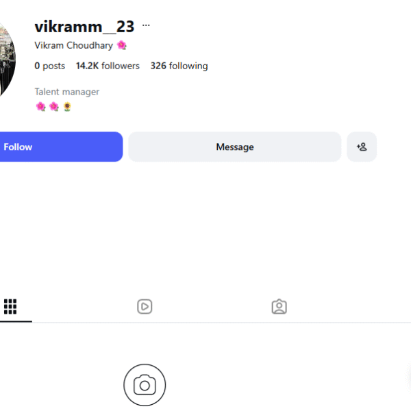 14k+ Follower Instagram | 2.5k+ View | No Policy Issue