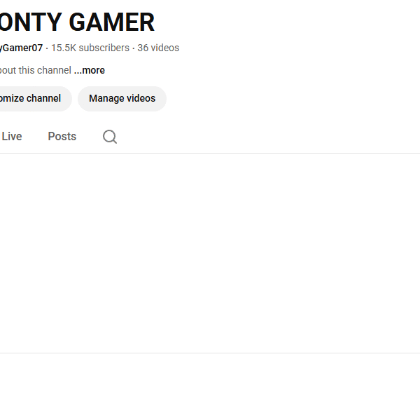 15k+ Subscriber Non-Monetised Channel | 1k View | No Strike