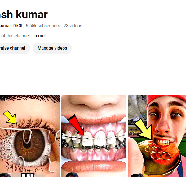 6.5k+ Subscriber Non-Monetised Channel | 600k+ View | No Strike