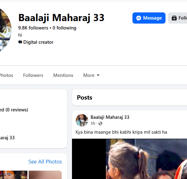 9.8k+ Follower Non-Monetized Page | 338k+ Reach | No Policy Issue