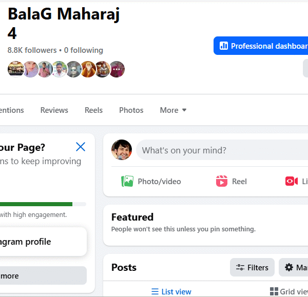 8.8k+ Follower Non-Monetized Page | 410k+ View | No Policy Issue