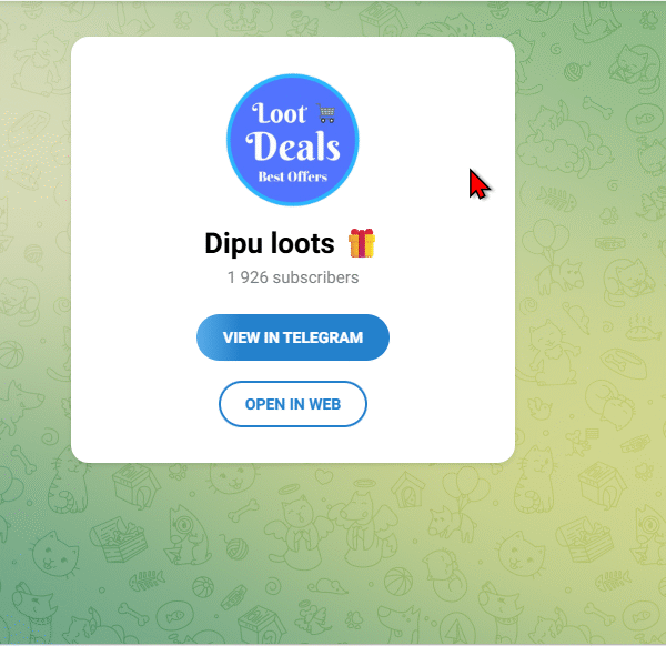 1.9k+ Subscriber Telegram Channel | 1 Year Old