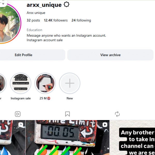 4.7m+ View Instagram | 12k+ Follower | No Policy Issue