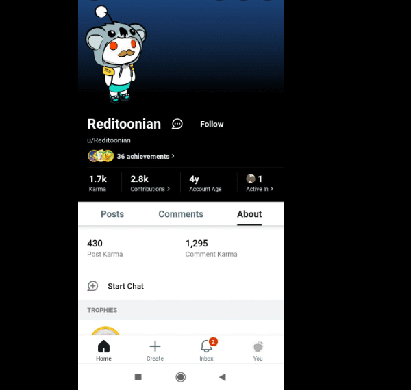 1.7 Karma Reddit | 4 Year Old | No Issue