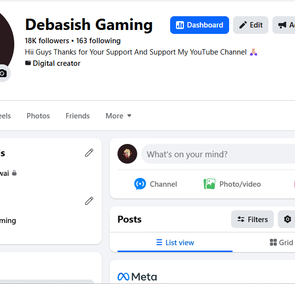18k Follower Non-Monetized Profile | Low View | No Policy Issue