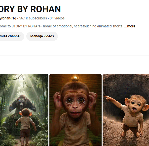 56k+ Subscriber Non-Monetised Channel | 15k View | No Strike