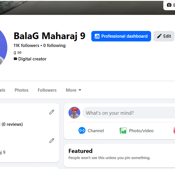 580k View Non-Monetized Page | 11k Follower | No Policy Issue