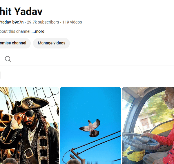 29k+ Subscriber Non-Monetised Channel | 1.3m View | No Strike