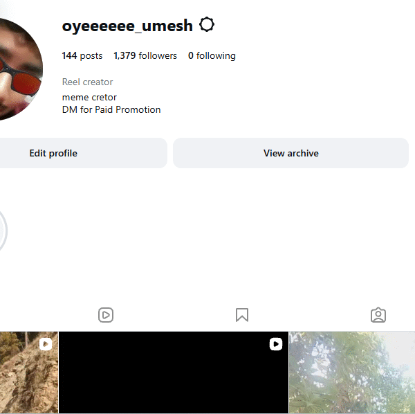 30m+ View Instagram | 1k+ Follower | No Policy Issue