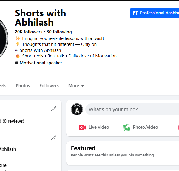 Monetized Facebook Page | 20k Follower | 800k+ View