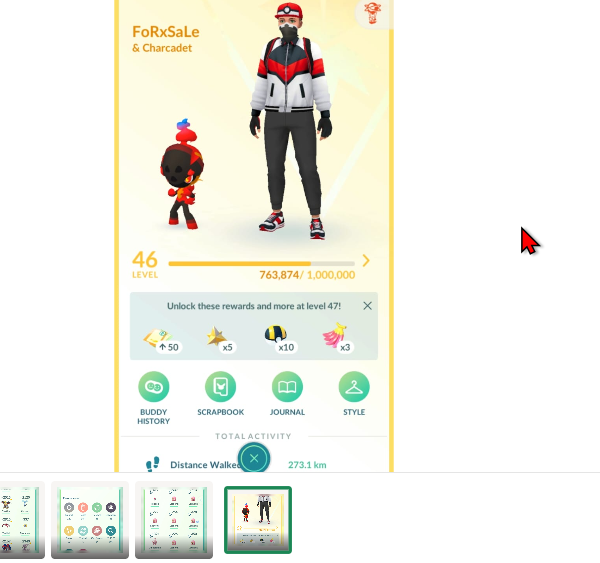Level 46 Account | 45 Legendary | 23 Shiny