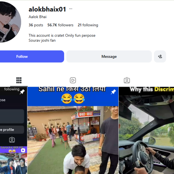 56k+ Follower Instagram | 600k View | No Policy Issue