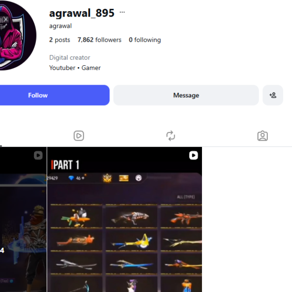 300k View | 7k Follower | No Policy Issue