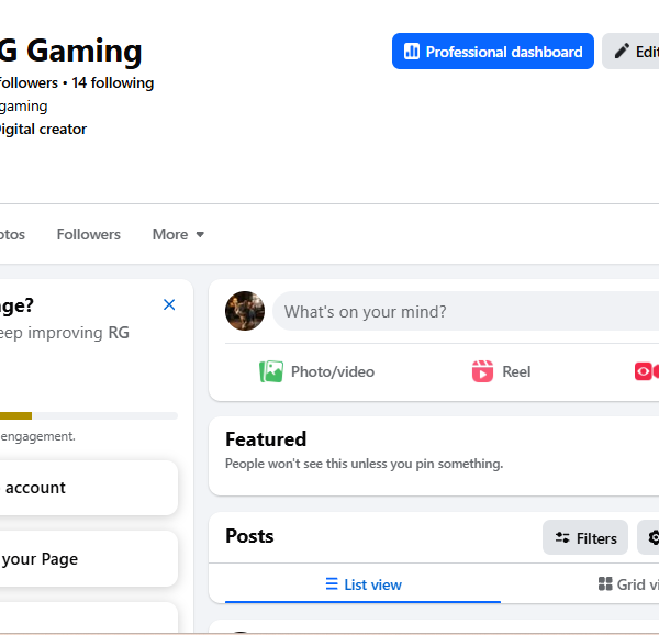 Monetized Page | 5k Follower | 60k View