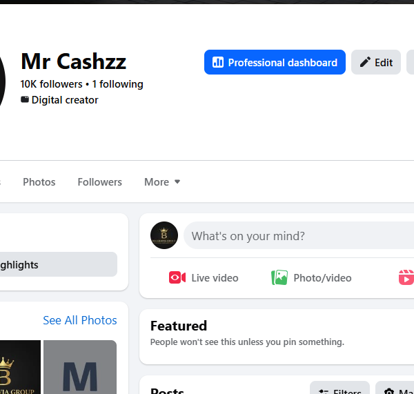 300k View Page | 10k Follower | No Policy Issue