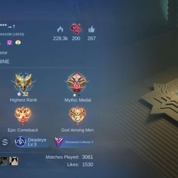 Level 51 | 2 Grand Skin | Region India